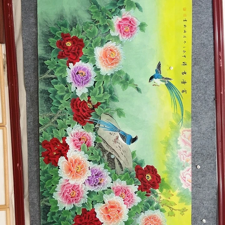 国画手绘国画富贵吉祥