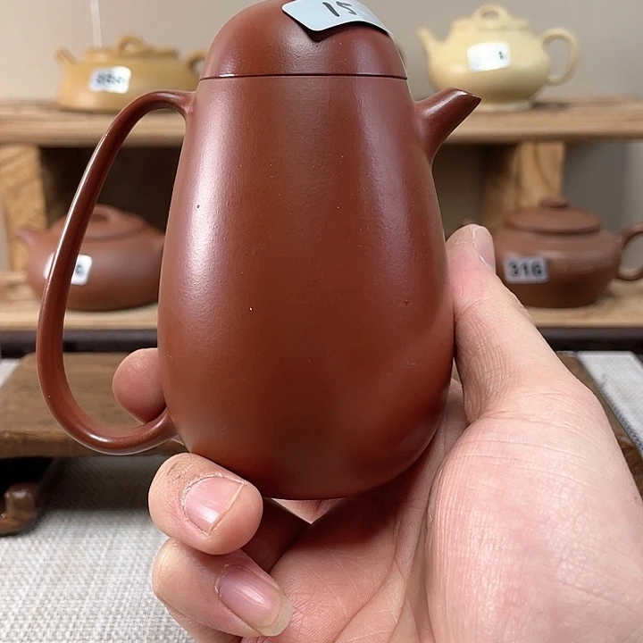 紫砂茶壶梁*原矿手工紫砂壶