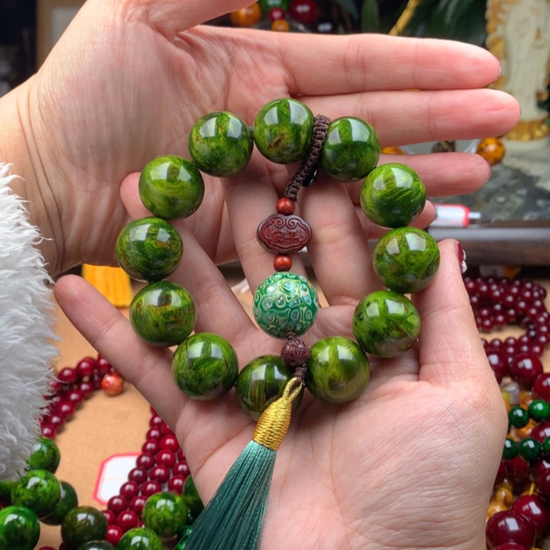 【闪购商品】松木（琥珀木）手串/手链折*2.0水墨丹青留疤