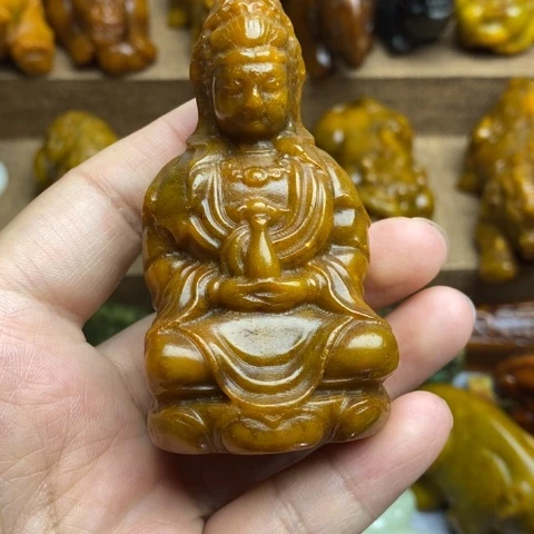 蛇纹石玉未镶嵌颈饰01