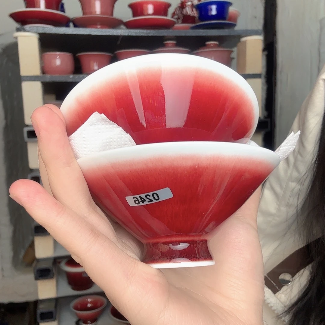 瓷片景德镇郎红陶瓷