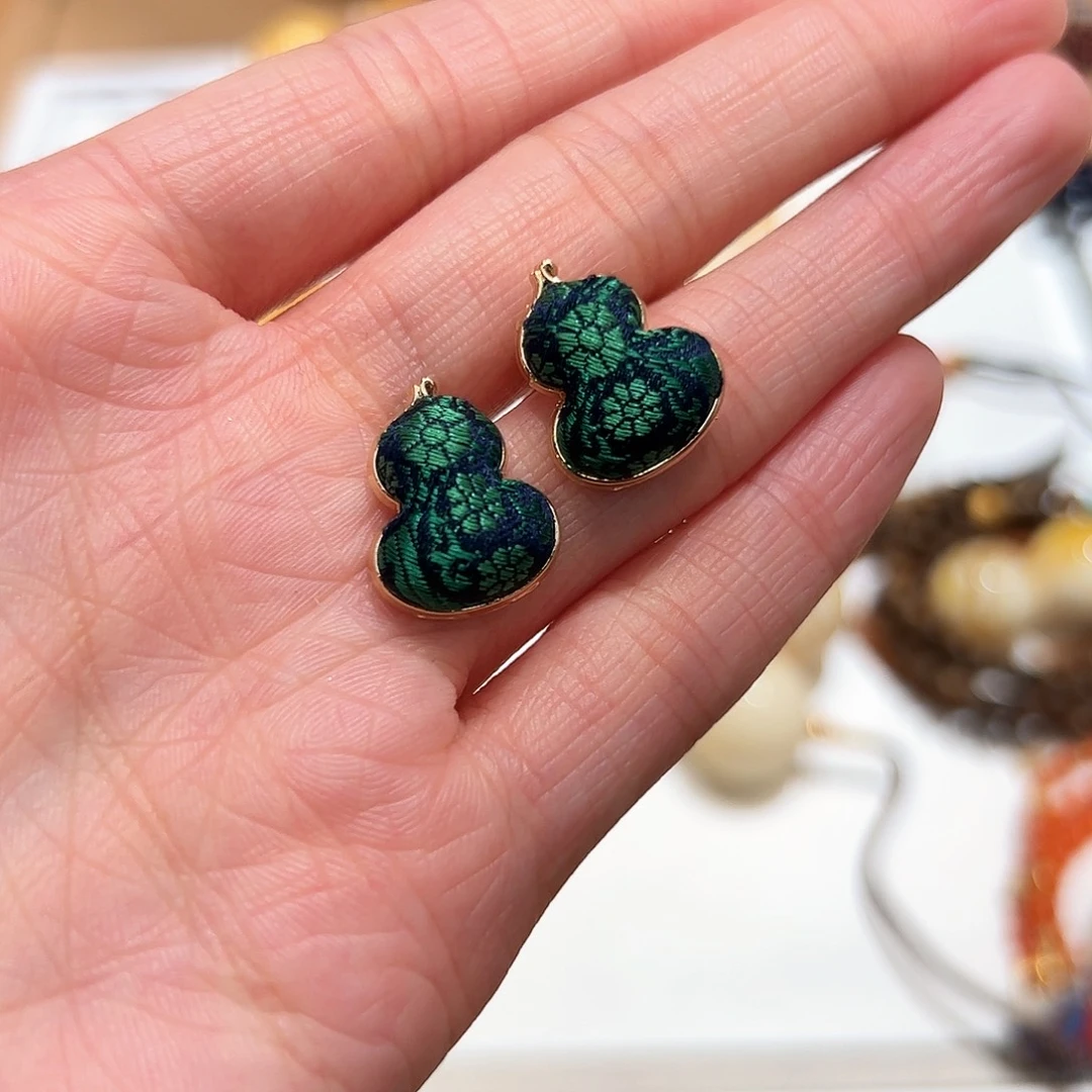 松**?宋锦国风手工耳钉