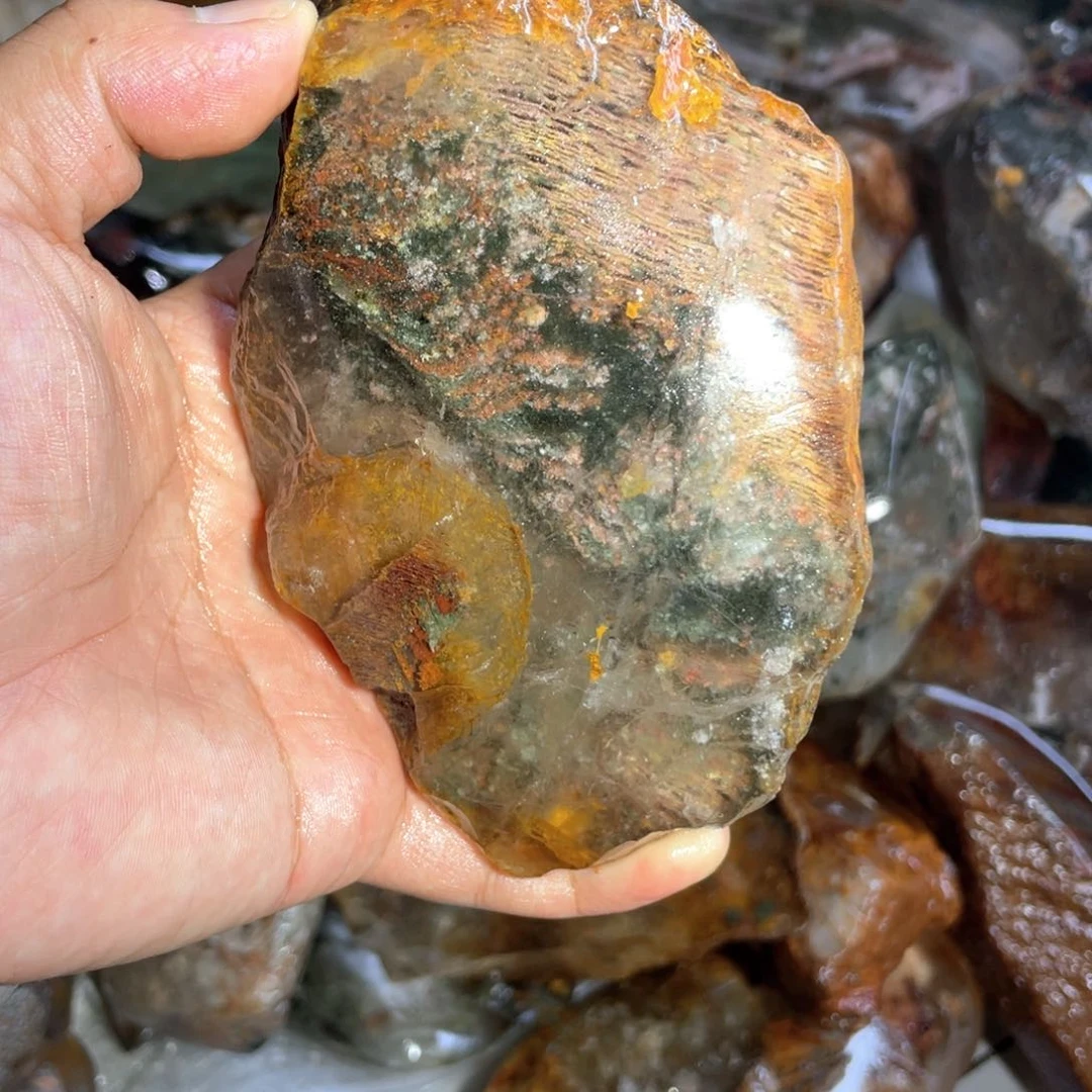 ****间水晶珠宝半成品未镶嵌