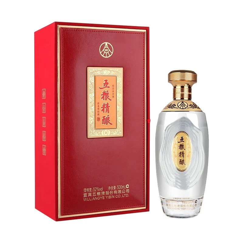 五粮液股份公司出品 五粮精酿 浓香型白酒500ml52度