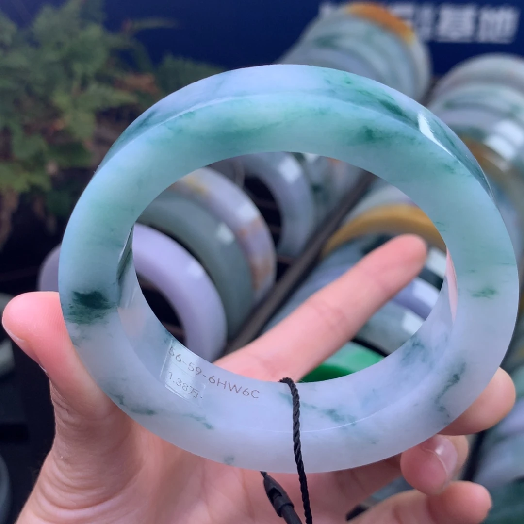 定制翡翠未镶嵌手镯定制不退不换