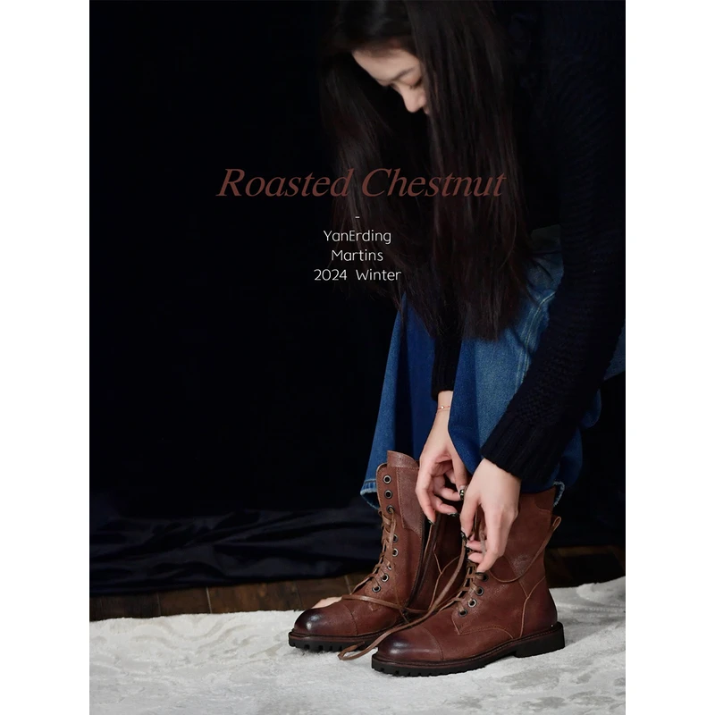 言二丁不弃｜黄金比例马丁靴 两个月钻研版型和调色的成果