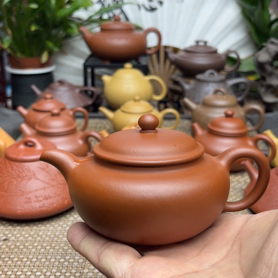 紫砂茶壶用****5原矿小煤窑朱泥半手工制作