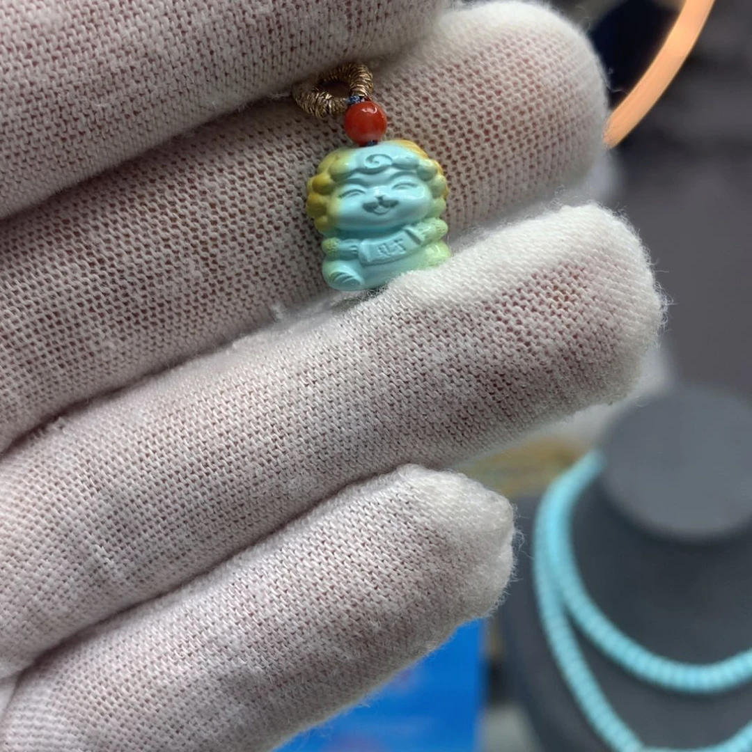 绿松石挂件未镶嵌