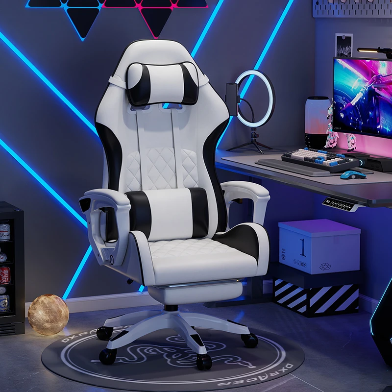 电竞椅游戏家用卧室电脑椅直播人体工学转椅座椅舒服久坐升降椅子