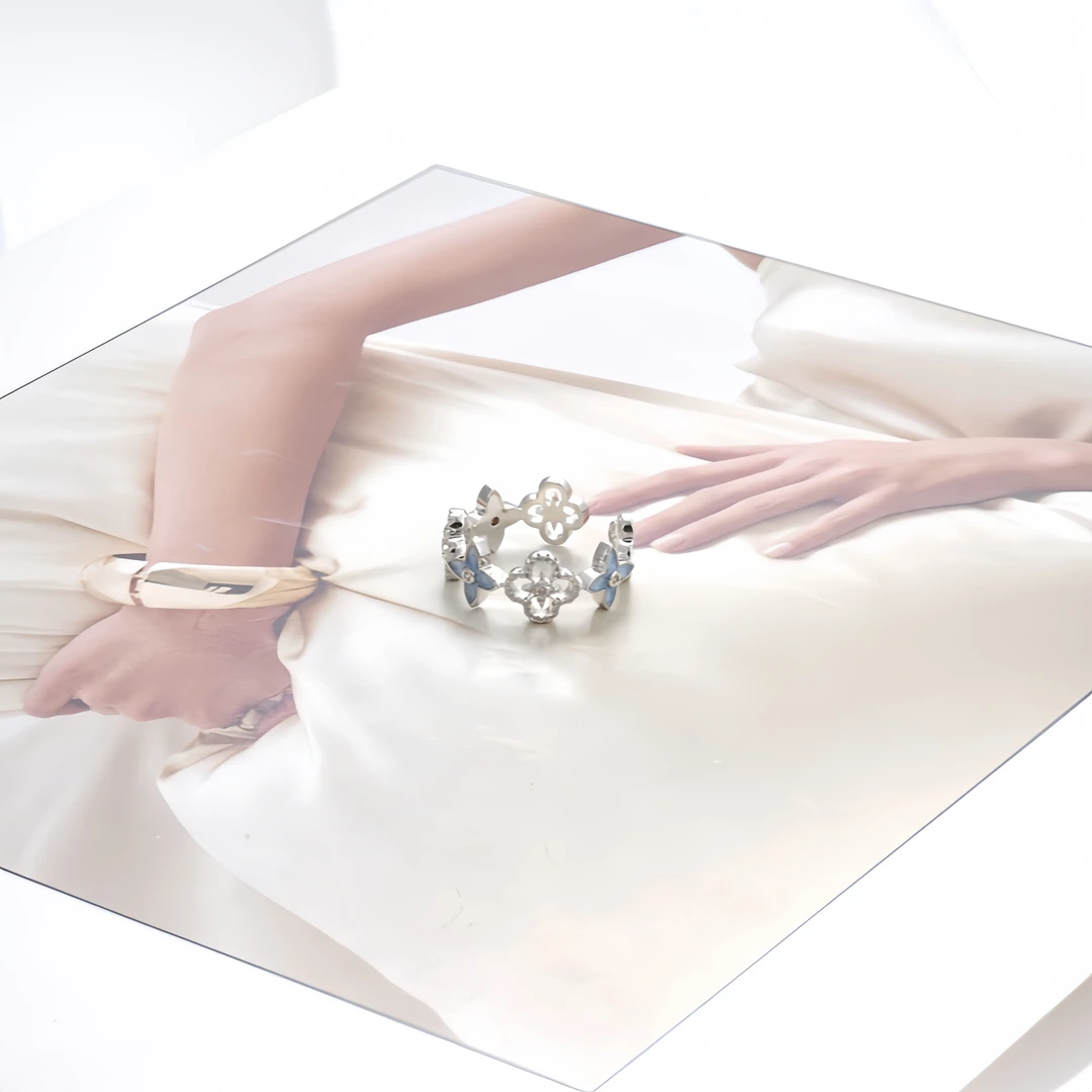 铜合金锆石戒指 戒指9622