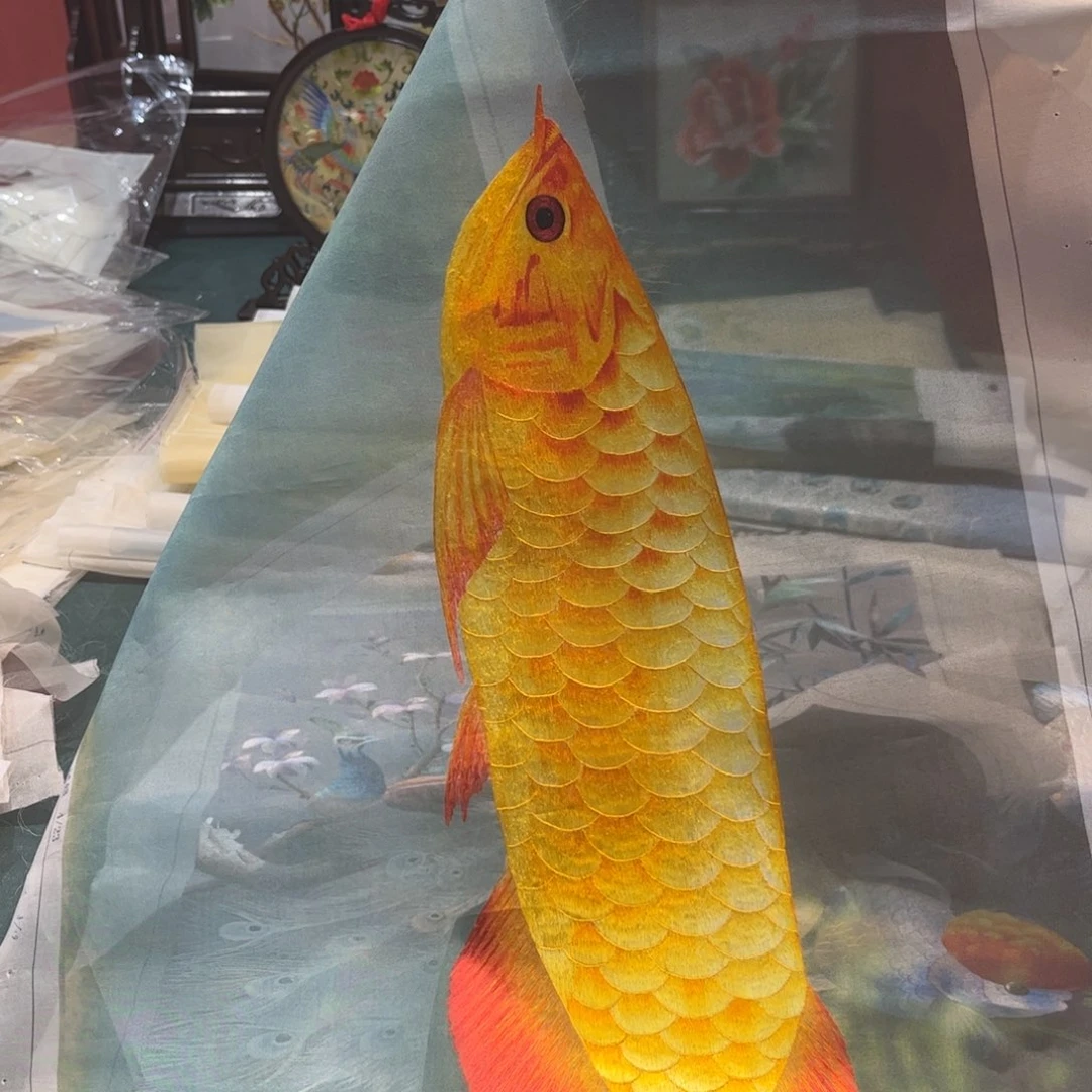 鱼****织绣纯手工打造全网