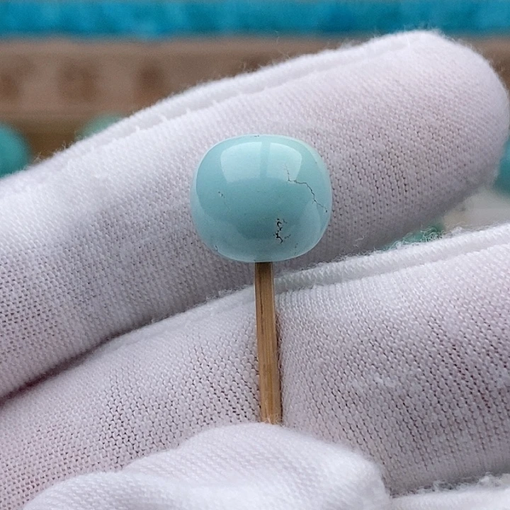 绿松石珠宝奇石未镶嵌美*杏