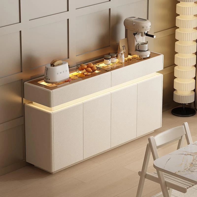 轻奢餐边柜一体靠墙现代简约客厅隔断储物收纳柜超薄餐边柜置物柜