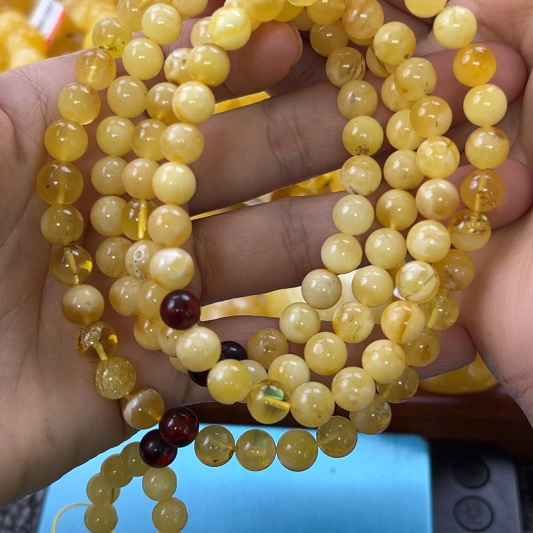琥珀未镶嵌珠宝奇石