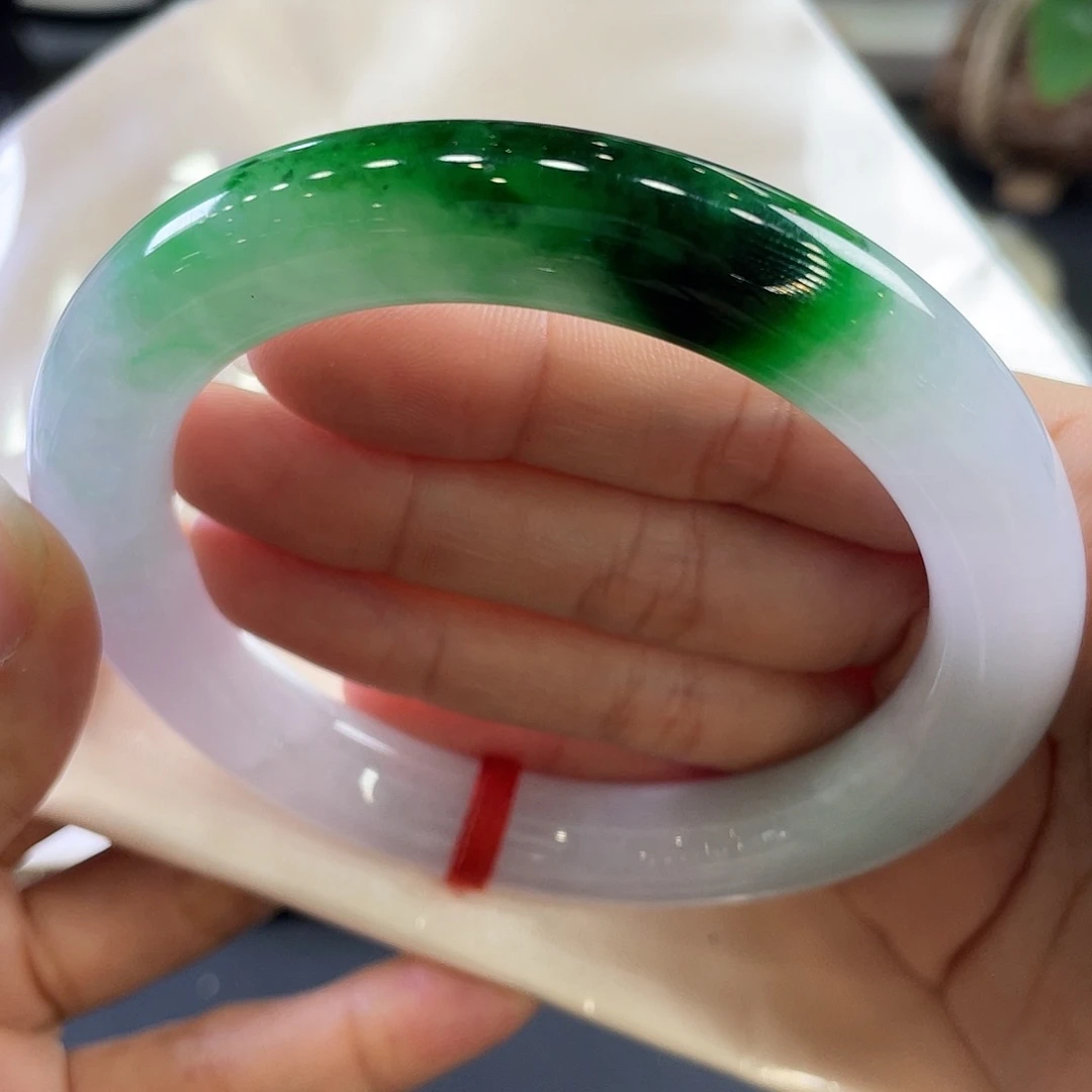 未镶嵌手镯翡翠59号圆条