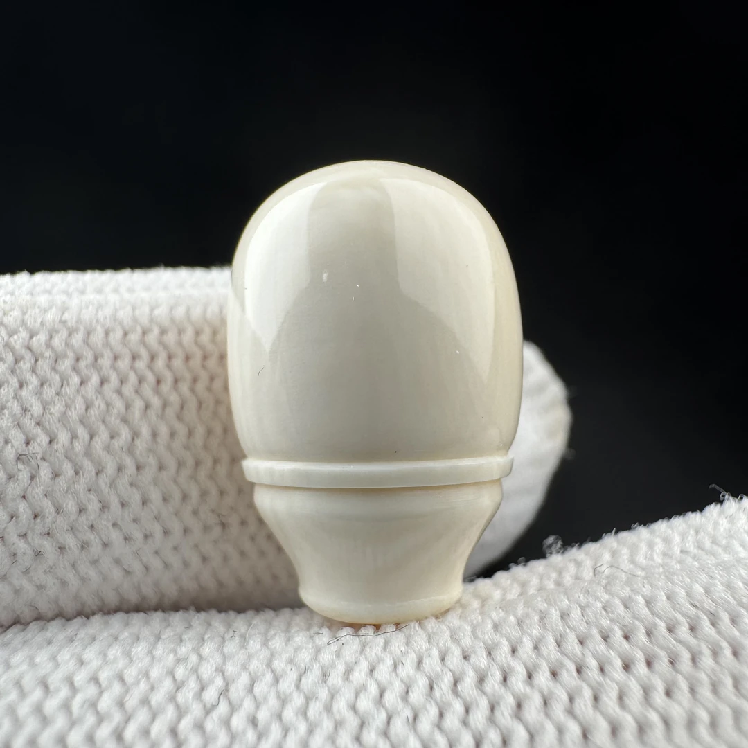 J9783天然猛犸牙 奶嘴三通12.3*19.5mm支持复检假一罚十