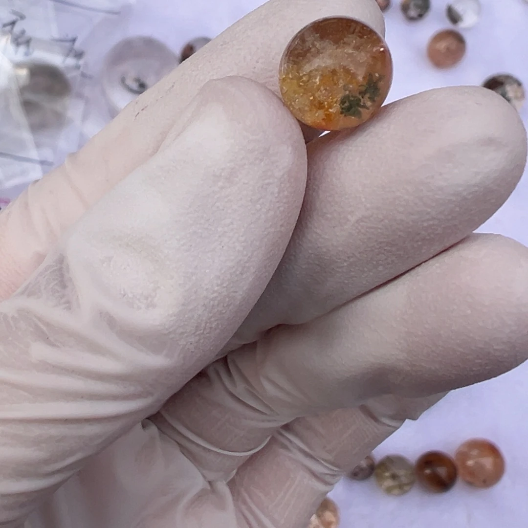 水晶彩幽灵9.7mm单珠定制不退换未镶嵌叁*?