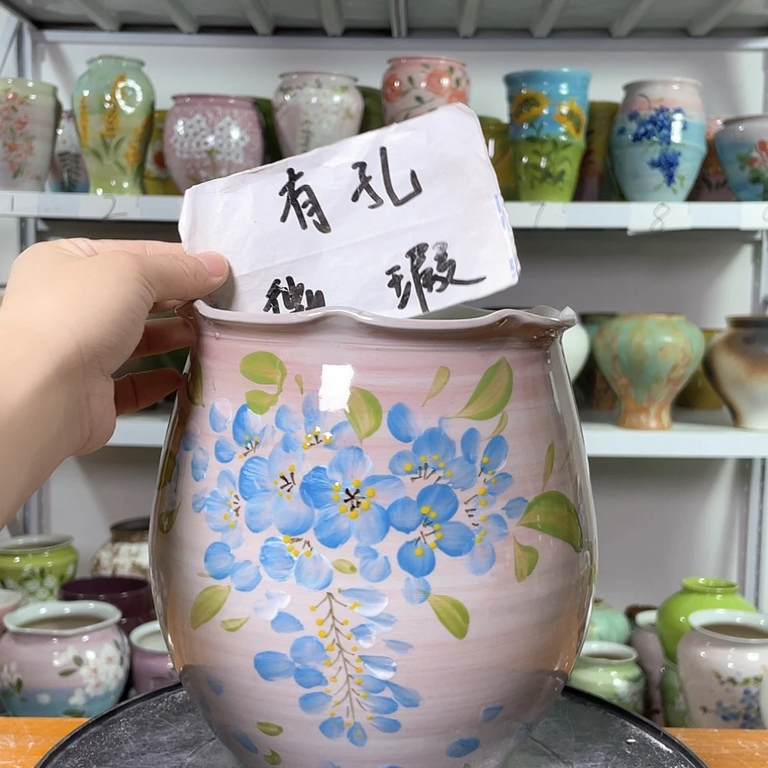 景德镇陶瓷花盆花器暇256