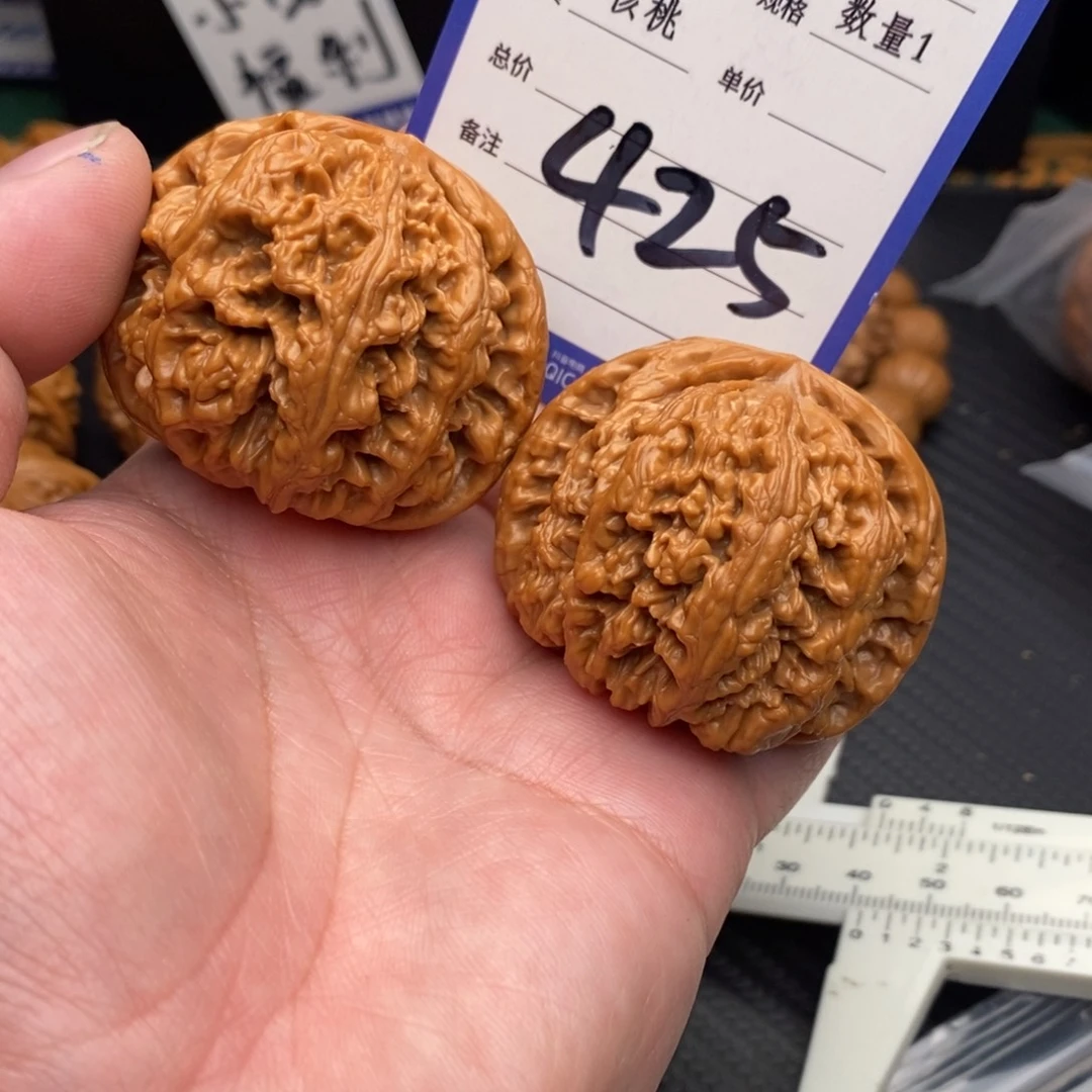 桃核把件球粗筋46mo