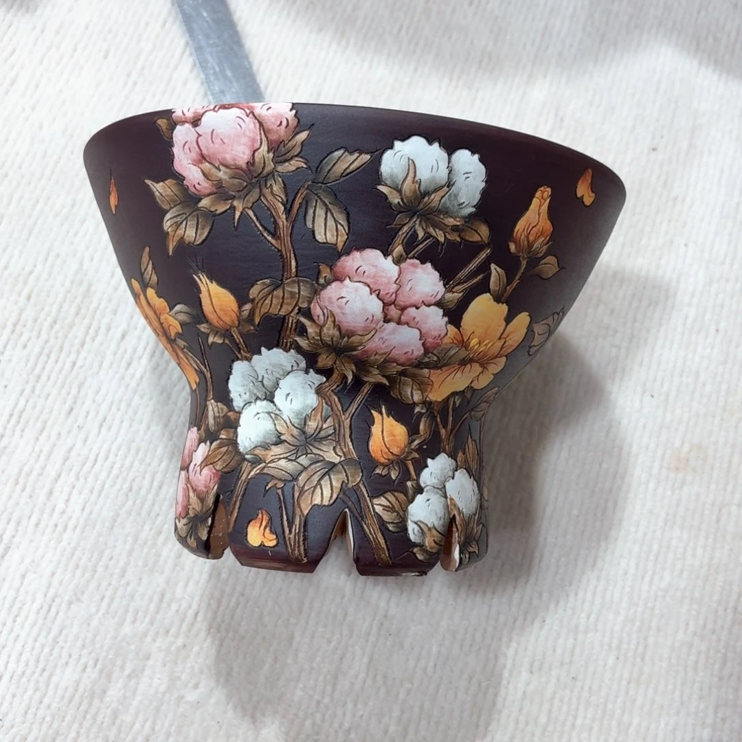 @****花盆紫砂陶瓷多肉花盆口21.5高接近16