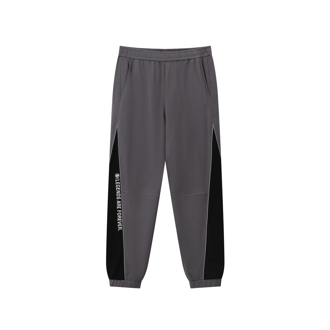 【TR】510-106510P休闲裤（合体型） 春秋侧印花松紧裤 男女同款