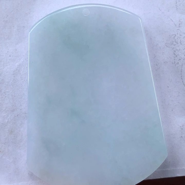 颈饰未镶嵌翡翠无事牌