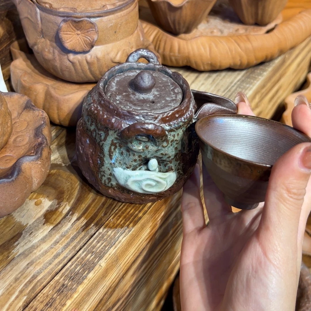 原矿老岩泥茶具茶器茶壶