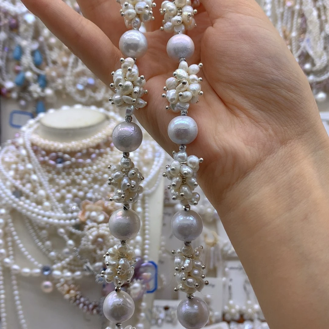 琳***玲合金淡水珍珠项链耳饰