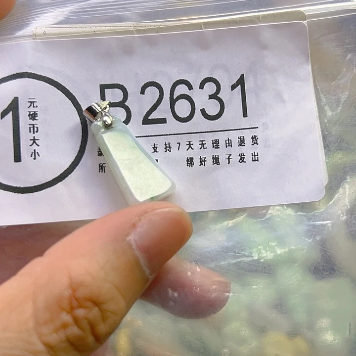 翡翠未镶嵌颈饰好
