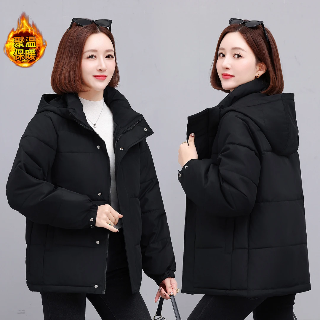冬季棉衣棉服女士2025新款爆款棉袄时尚宽松加厚御寒保暖棉衣外套
