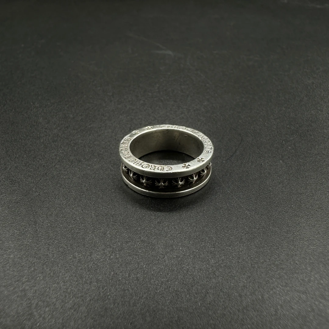95新 Chrome Hearts/克罗心 jp608  mini plus 戒指 8码