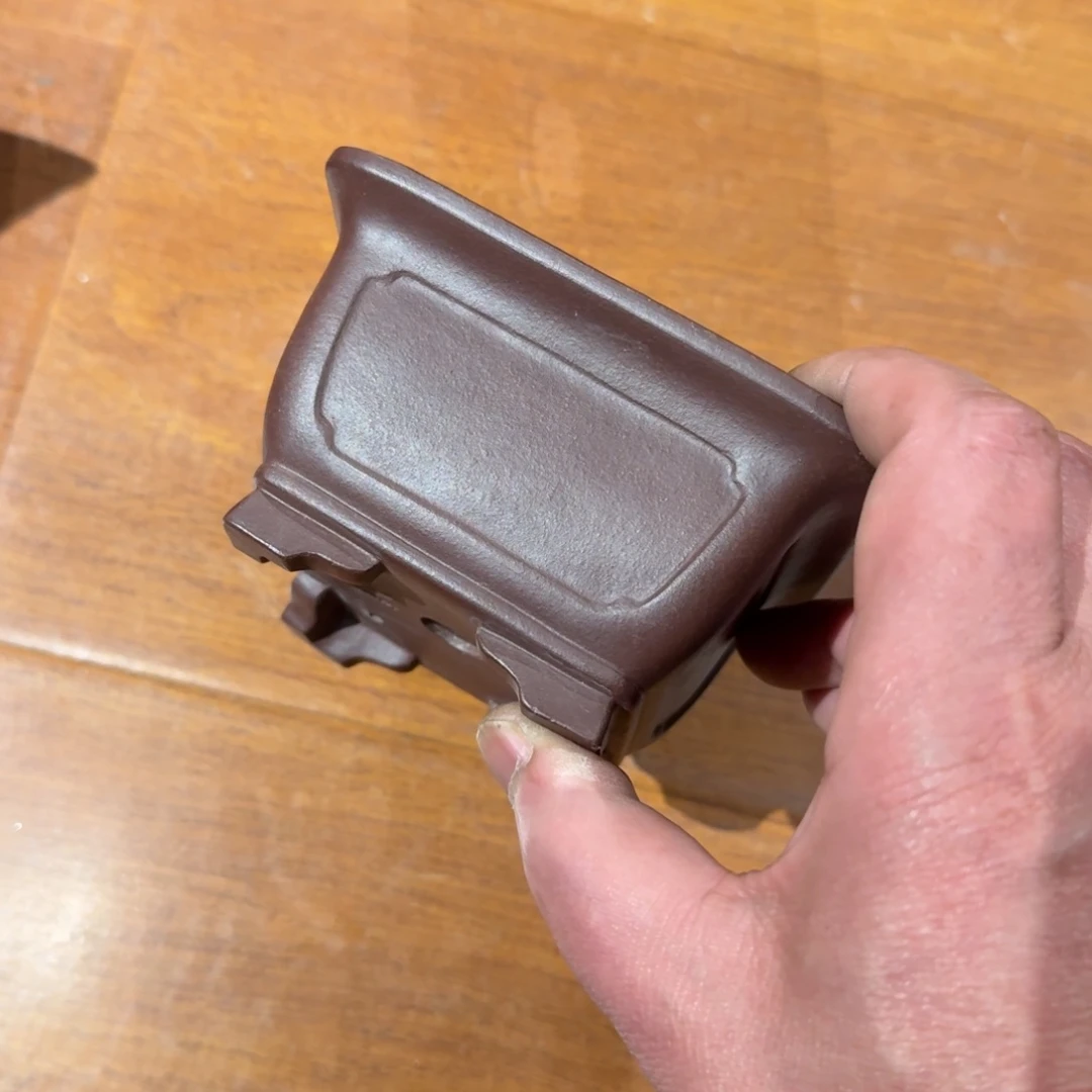 这***冷紫砂花盆原矿紫泥