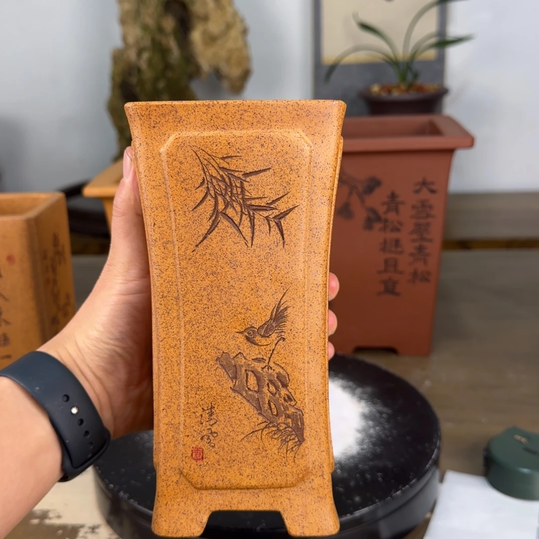 花盆紫砂紫砂花盆7-17