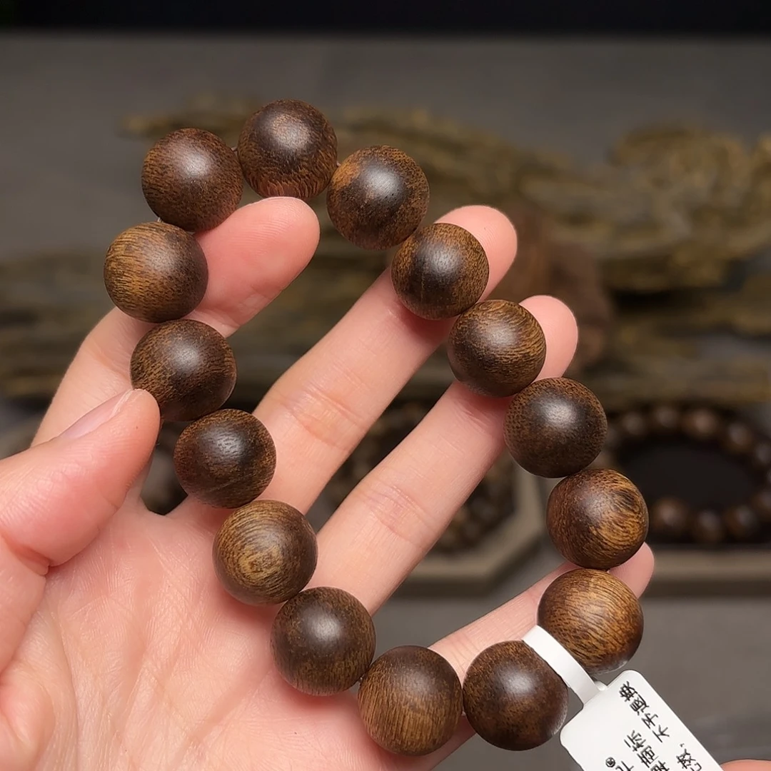 沉香手串星洲系达拉干瘤疤料1.4