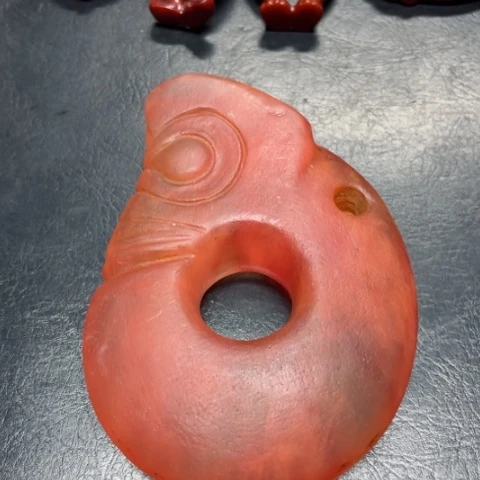 吊坠白玉菩提把件