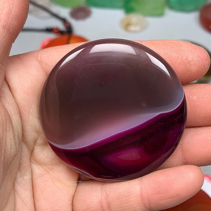 闲***士玛瑙/玉髓未镶嵌颈饰