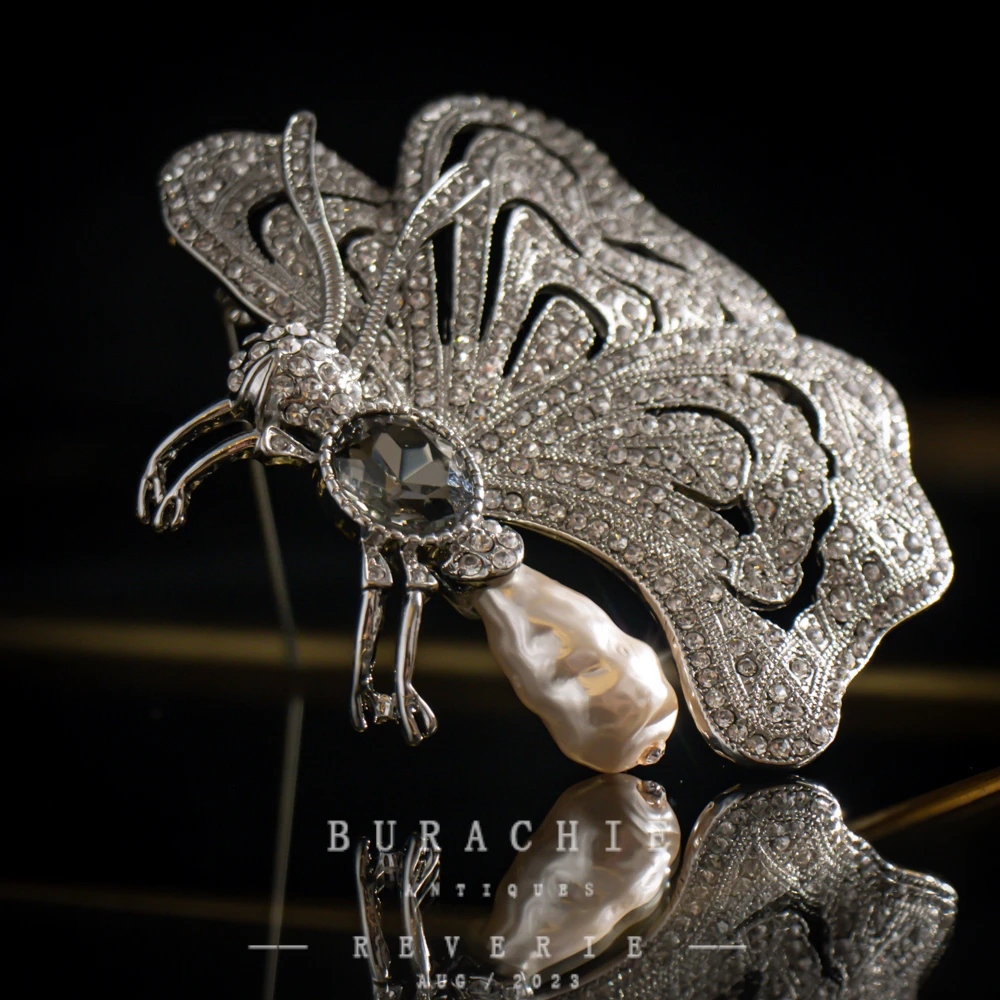 铜合金仿水晶胸针 【2145】周年珍藏英｜经典原标克拉款CrownFrett