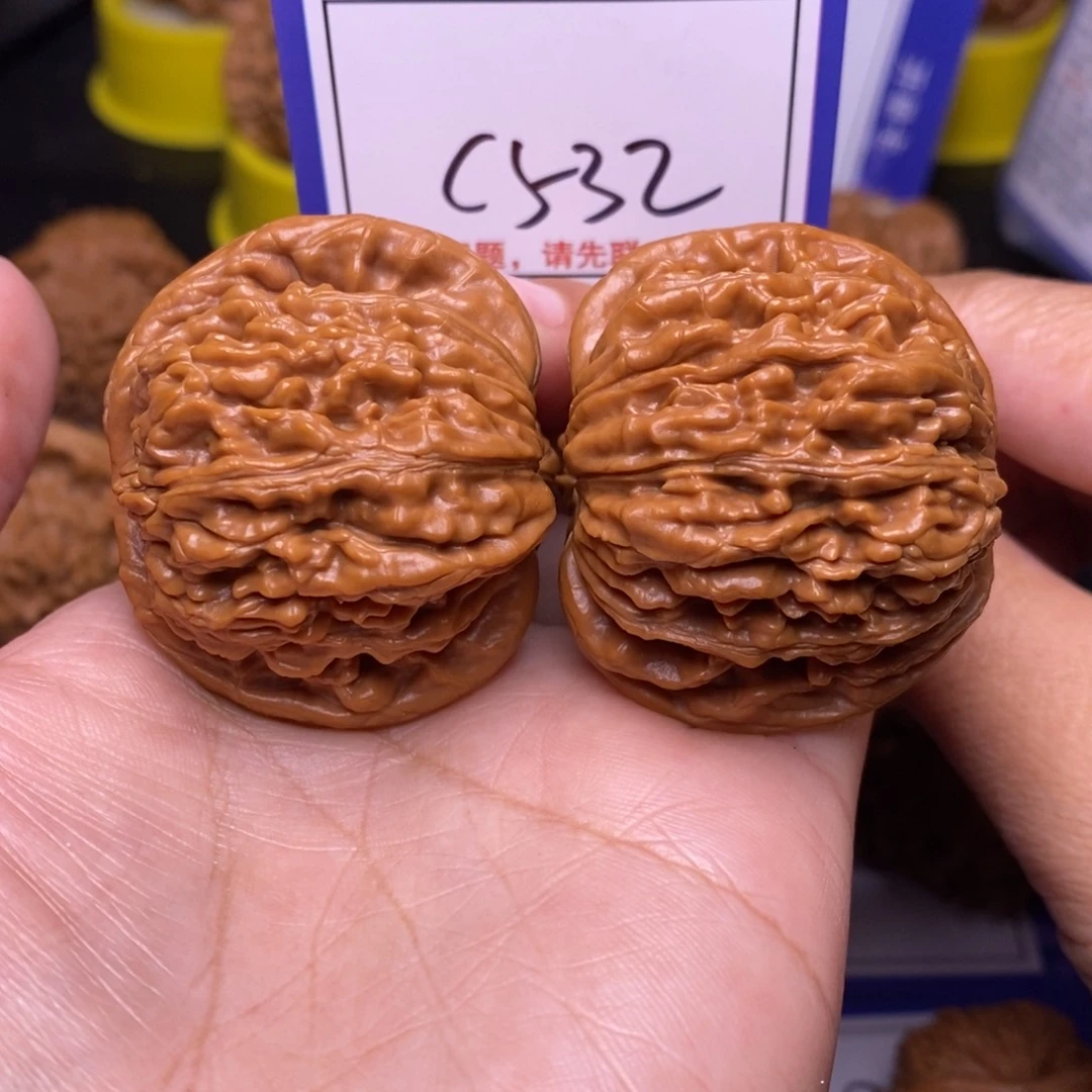 把件文玩核桃44四座楼c532