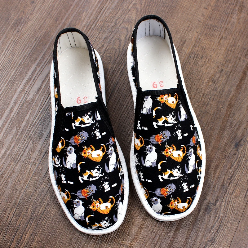 老北京布鞋男士夏季新款高端千层底一脚蹬软底不累脚透气轻便耐磨