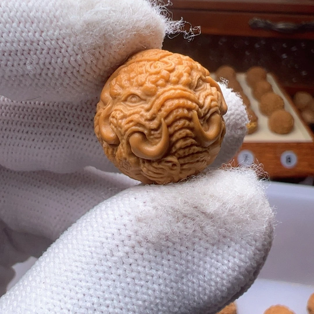 猴头核桃吊坠精工唐诗象神18