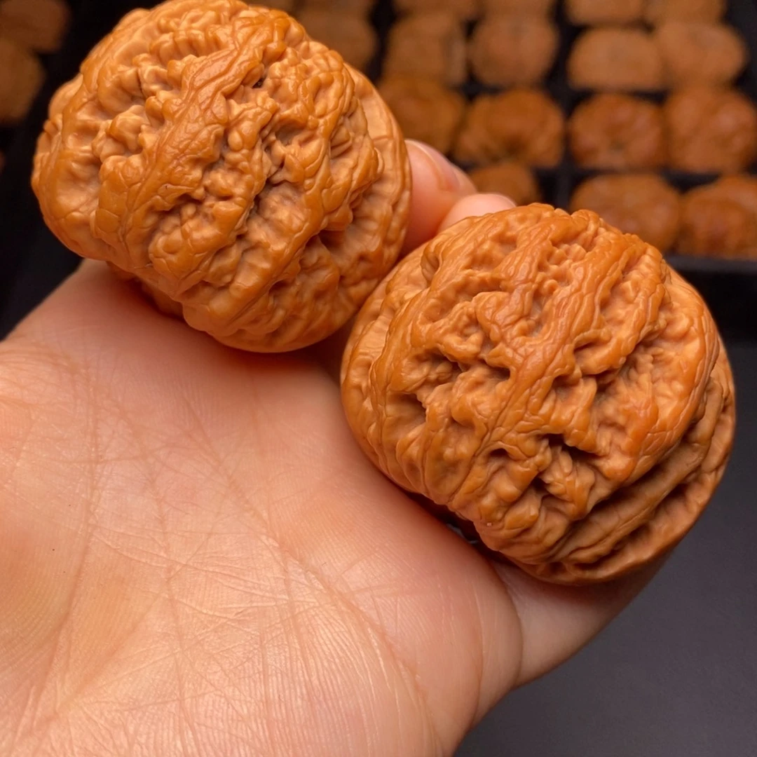文玩核桃把件秦岭野生核桃