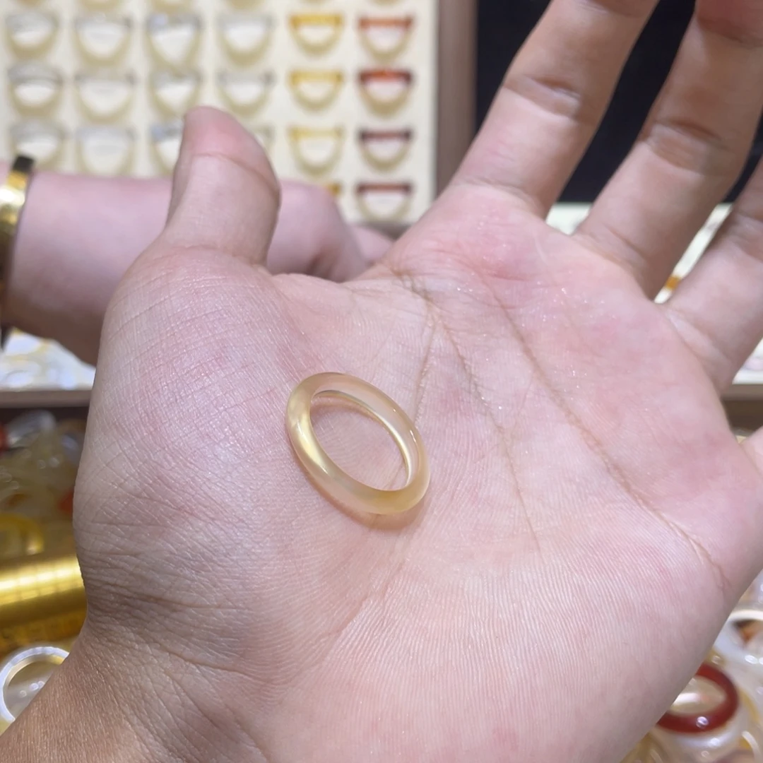 玛瑙/玉髓合金戒指11号港17