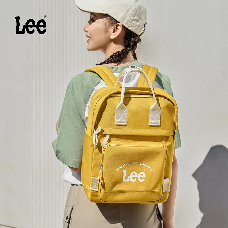 【时尚通勤】Lee双肩包女出行大容量手提背包初中高中学生上课