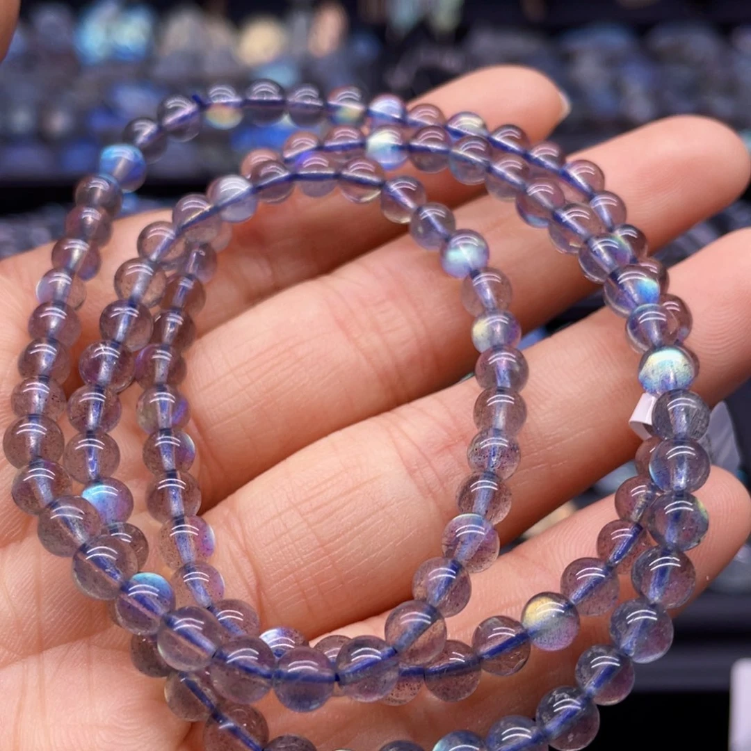 长石手链未镶嵌5.2左右