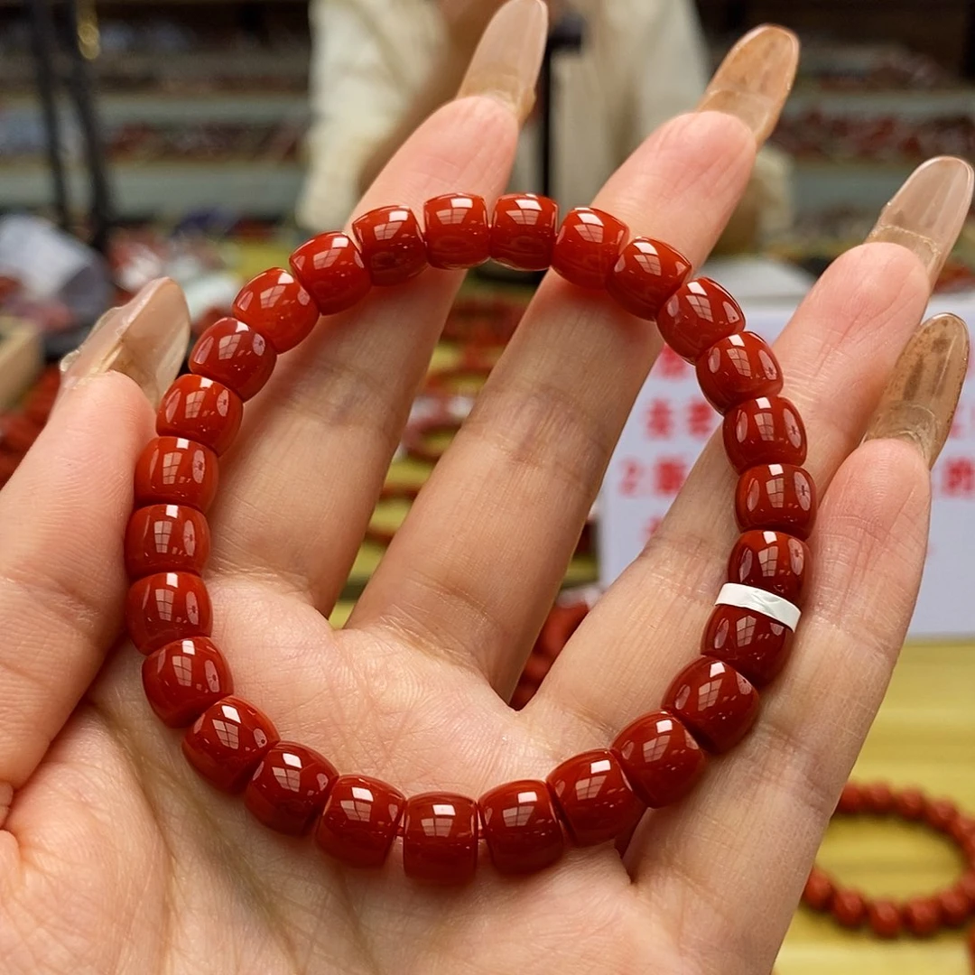 南红玛瑙未镶嵌手串8