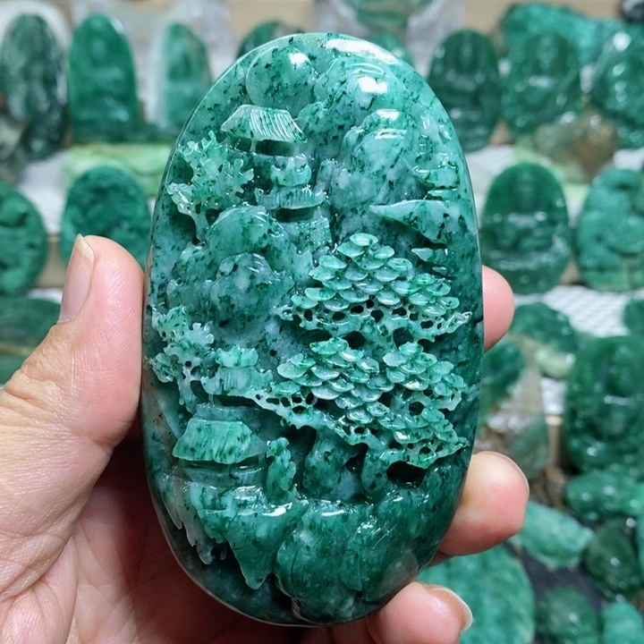 未镶嵌独山玉颈饰