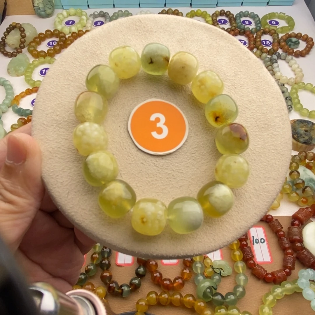 蛇纹石玉未镶嵌手串