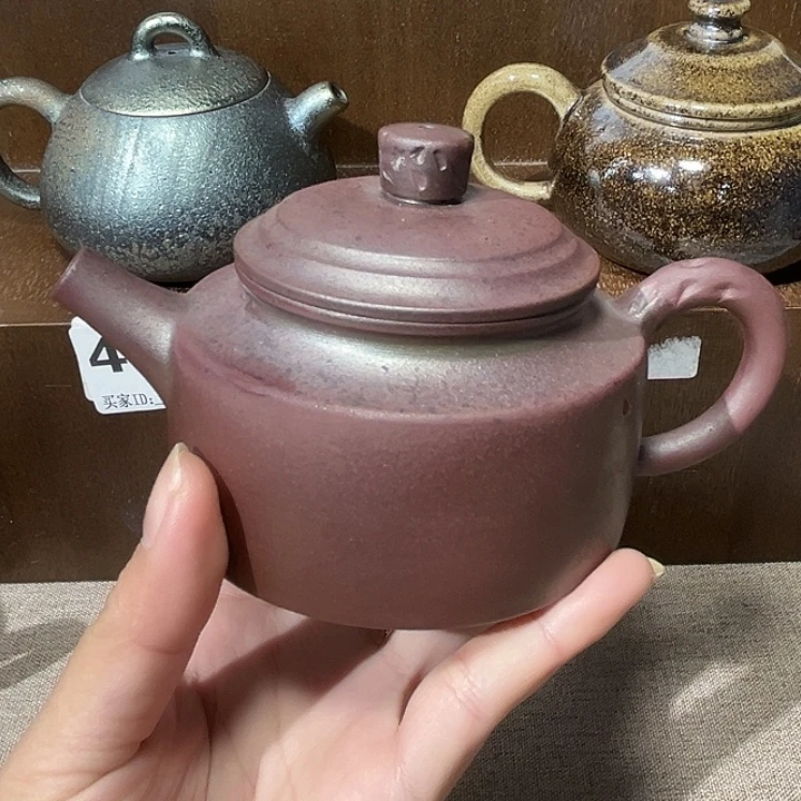 杯紫泥柴烧茶壶特价不退换