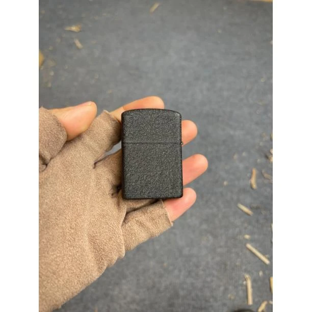（不带油）磨砂黑煤油打火机原装经典黑色