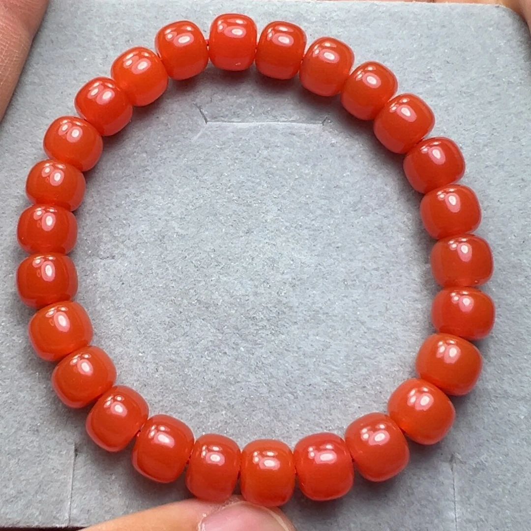 南红玛瑙未镶嵌手串